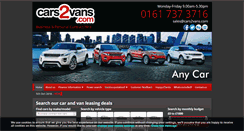 Desktop Screenshot of cars2vans.com